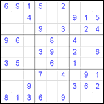 Судоку 9х9 #463 легкий