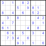 Судоку 9х9 #465 легкий