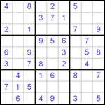 Судоку 9х9 #466 легкий