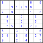 Судоку 9х9 #468 легкий