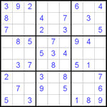 Судоку 9х9 #472 легкий