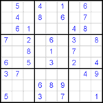 Судоку 9х9 #478 легкий