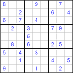 Судоку 9х9 #421 средний