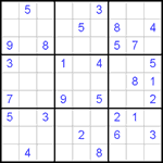 Судоку 9х9 #423 средний