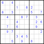 Судоку 9х9 #424 средний