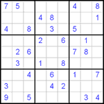 Судоку 9х9 #425 средний