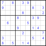 Судоку 9х9 #426 средний