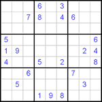 Судоку 9х9 #427 средний