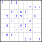 Судоку 9х9 #430 средний