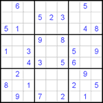 Судоку 9х9 #434 средний