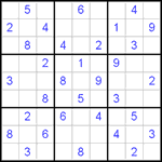 Судоку 9х9 #439 средний