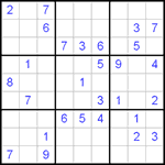 Судоку 9х9 #441 средний