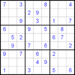 Судоку 9х9 #442 средний