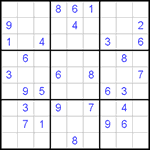 Судоку 9х9 #443 средний