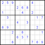 Судоку 9х9 #445 средний