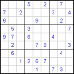 Судоку 9х9 #446 средний