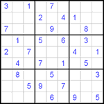 Судоку 9х9 #447 средний