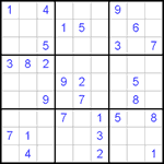 Судоку 9х9 #449 средний