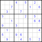 Судоку 9х9 #430 очень трудный