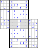 Судоку-сэнсэй #12 легкий