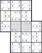 Судоку-сэнсэй #13 легкий