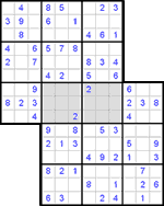 Судоку-сэнсэй #14 легкий