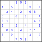 Судоку 9х9 #483 легкий