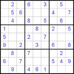 Судоку 9х9 #484 легкий