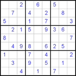 Судоку 9х9 #486 легкий