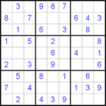 Судоку 9х9 #488 легкий