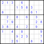 Судоку 9х9 #489 легкий