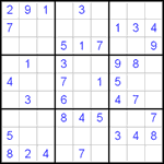 Судоку 9х9 #492 легкий