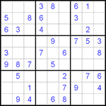Судоку 9х9 #495 легкий