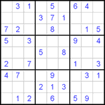 Судоку 9х9 #497 легкий