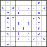 Судоку 9х9 #498 легкий