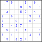 Судоку 9х9 #502 легкий