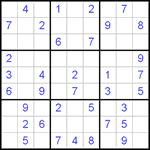 Судоку 9х9 #503 легкий