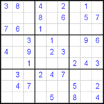 Судоку 9х9 #508 легкий