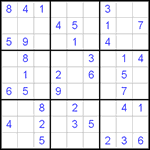 Судоку 9х9 #510 легкий