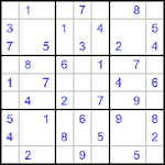 Судоку 9х9 #515 легкий