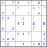 Судоку 9х9 #519 легкий