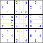 Судоку 9х9 #520 легкий