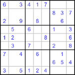 Судоку 9х9 #527 легкий