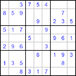 Судоку 9х9 #530 легкий