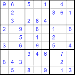 Судоку 9х9 #539 легкий