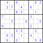 Судоку 9х9 #455 средний