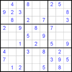 Судоку 9х9 #456 средний