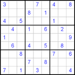 Судоку 9х9 #458 средний