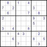 Судоку 9х9 #459 средний