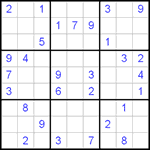 Судоку 9х9 #461 средний